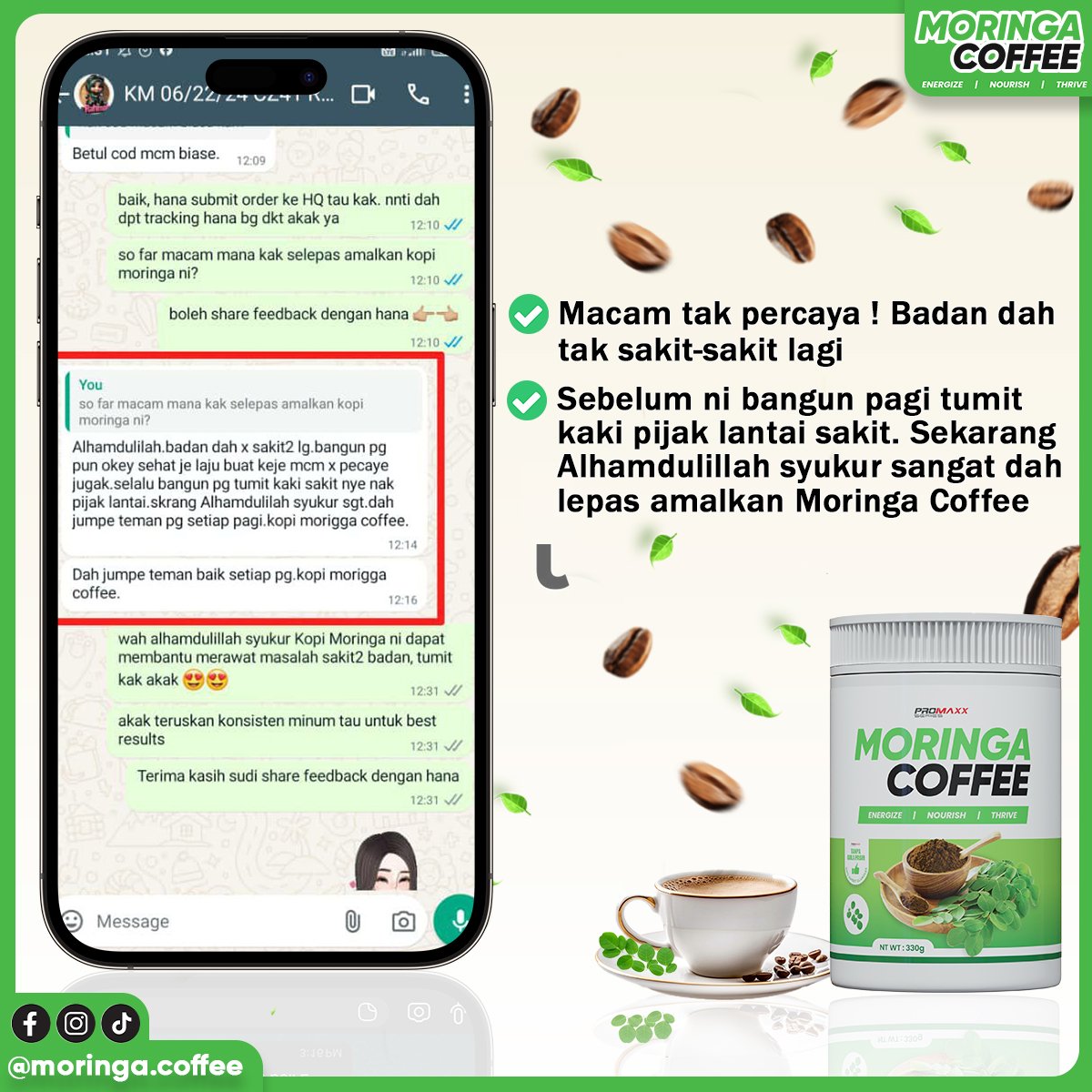 Badan dah tak sakit-sakit