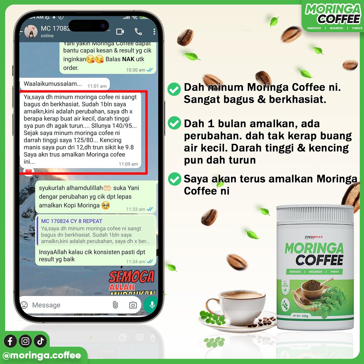 Darah tinggi & kencing manis turun